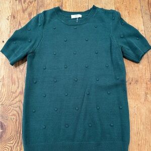Entro Forest Green Knit Top